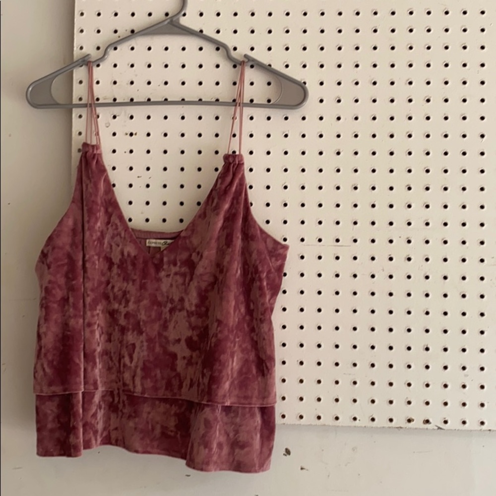 Express OneEleven Velvet Tank Top
